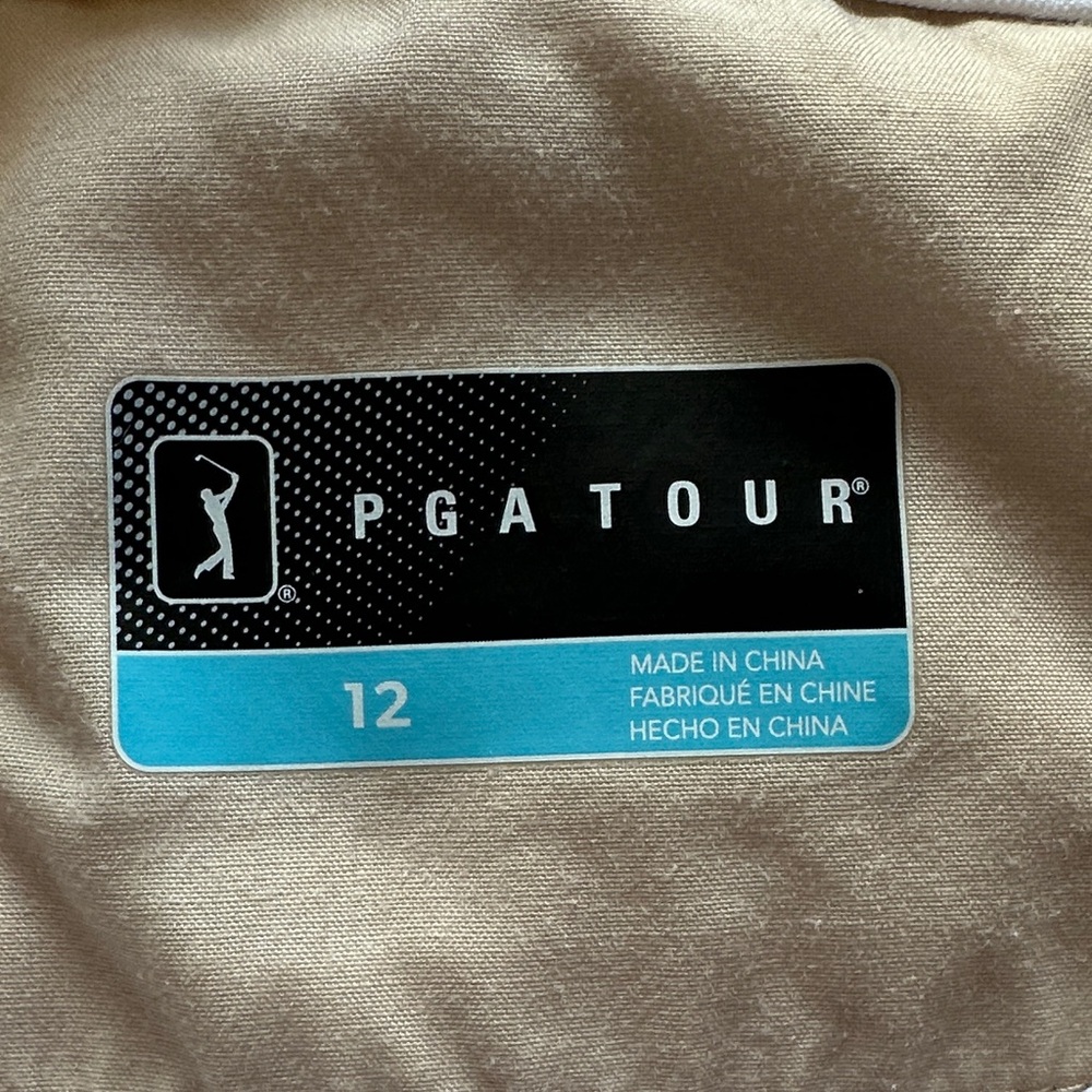 PGA Tour White Bermuda Golf Shorts - Picture 2 of 7